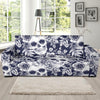 Skull Floral Beautiful Sofa Slipcover-JORJUNE.COM