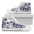 Skull Floral Beautiful Women High Top Shoes