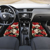 Skull Red Rose Car Floor Mats