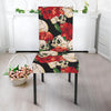 Skull Red Rose Dining Chair Slipcover-JORJUNE.COM