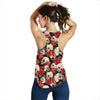 Skull Red Rose Women Racerback Tank Top