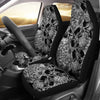 Skull Tattoo Design Print Universal Fit Car Seat Covers