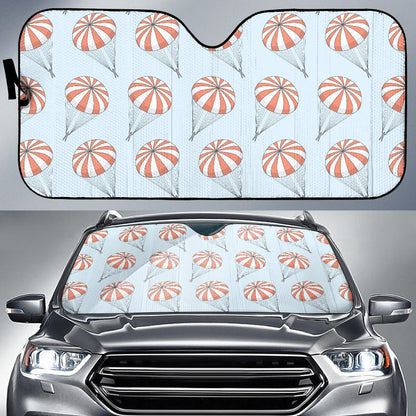 Skydiving Pattern Print Design 01 Car Sun Shades-JORJUNE.COM