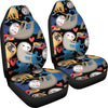 Sloth Cartoon Design Themed Print Universal Fit Car Seat Covers-JorJune