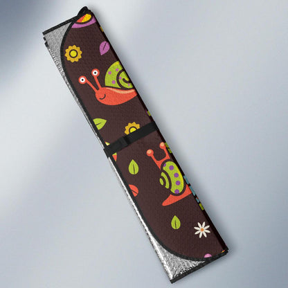 Snail Pattern Print Design 01 Car Sun Shades-JORJUNE.COM
