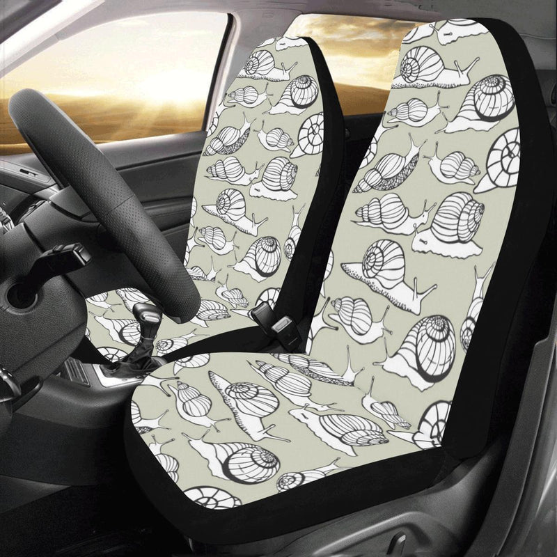 Snail Pattern Print Design 03 Car Seat Covers (Set of 2)-JORJUNE.COM