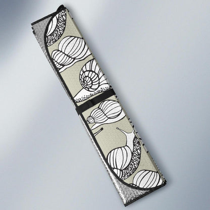 Snail Pattern Print Design 03 Car Sun Shades-JORJUNE.COM