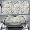 Snail Pattern Print Design 03 Car Sun Shades-JORJUNE.COM