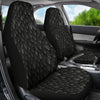 Snake Skin Black Print Universal Fit Car Seat Covers-JorJune