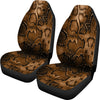 Snake Skin Brown Print Universal Fit Car Seat Covers-JorJune