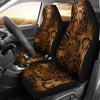 Snake Skin Brown Print Universal Fit Car Seat Covers-JorJune