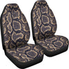 Snake Skin Pattern Print Universal Fit Car Seat Covers-JorJune