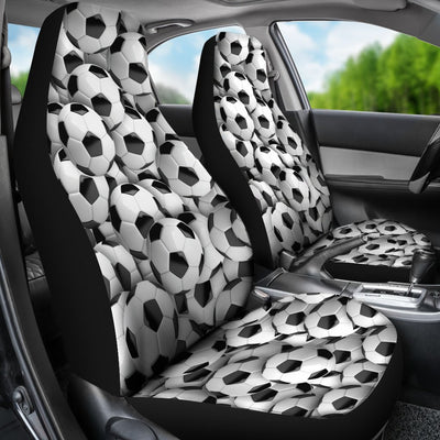 Soccer Balls pattern print Universal Fit Car Seat Covers