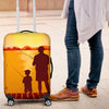 Son Dad Fishing Luggage Cover Protector