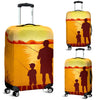 Son Dad Fishing Luggage Cover Protector