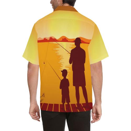 Son Dad Fishing Men Hawaiian Shirt