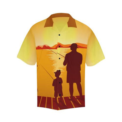 Son Dad Fishing Men Hawaiian Shirt