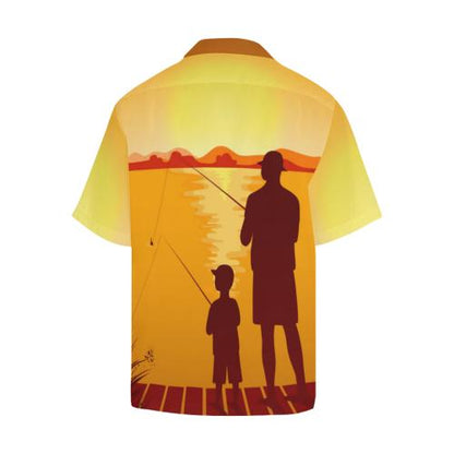 Son Dad Fishing Men Hawaiian Shirt