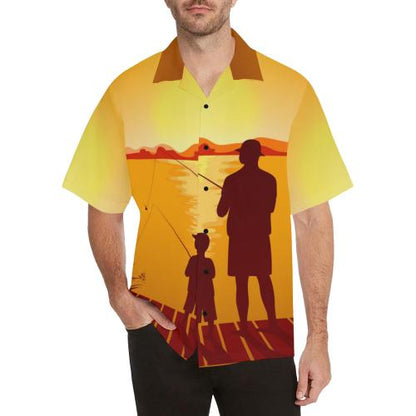 Son Dad Fishing Men Hawaiian Shirt