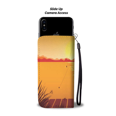 Son Dad Fishing Wallet Phone Case