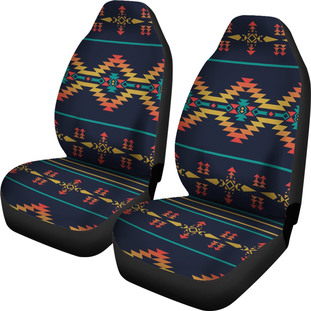 Southwest American Design Themed Print Universal Fit Car Seat Covers-JorJune