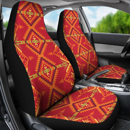 Southwest Aztec Design Themed Print Universal Fit Car Seat Covers-JorJune