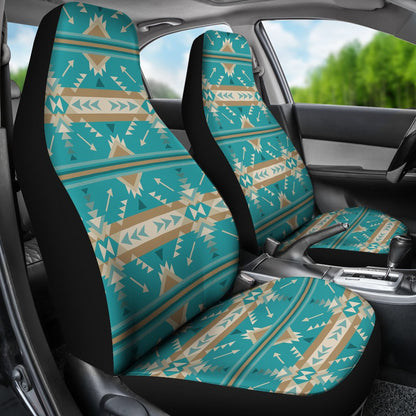 Southwest Native Design Themed Print Universal Fit Car Seat Covers-JorJune
