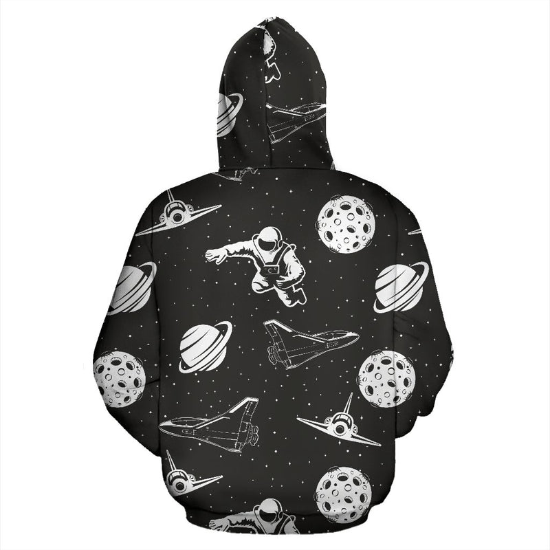Space Astronauts Print All Over Print Hoodie