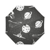 Space Astronauts Print Automatic Foldable Umbrella