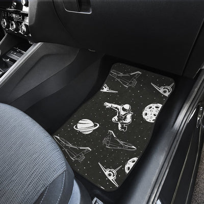 Space Astronauts Print Car Floor Mats