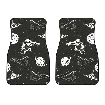 Space Astronauts Print Car Floor Mats