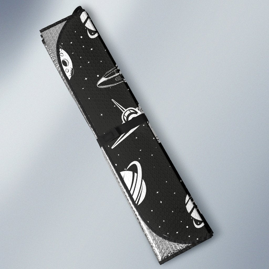 Space Astronauts Print Car Sun Shade-JorJune