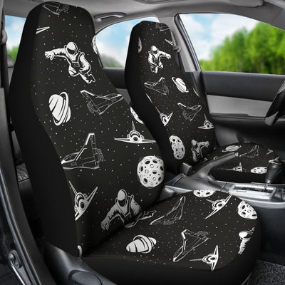 Space Astronauts Print Universal Fit Car Seat Covers