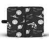 Space Astronauts Print Wallet Phone Case