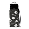 Space Astronauts Print Wallet Phone Case