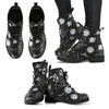Space Astronauts Print Women Leather Boots