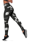 Space Astronauts Print Women Leggings