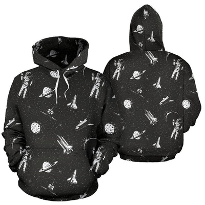 Space Pattern All Over Print Hoodie