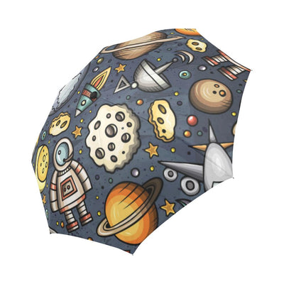 Space Pattern Automatic Foldable Umbrella