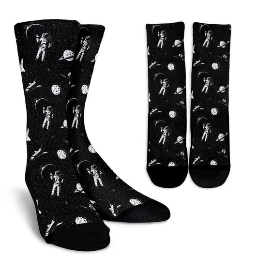 Space Pattern Crew Socks