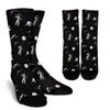 Space Pattern Crew Socks