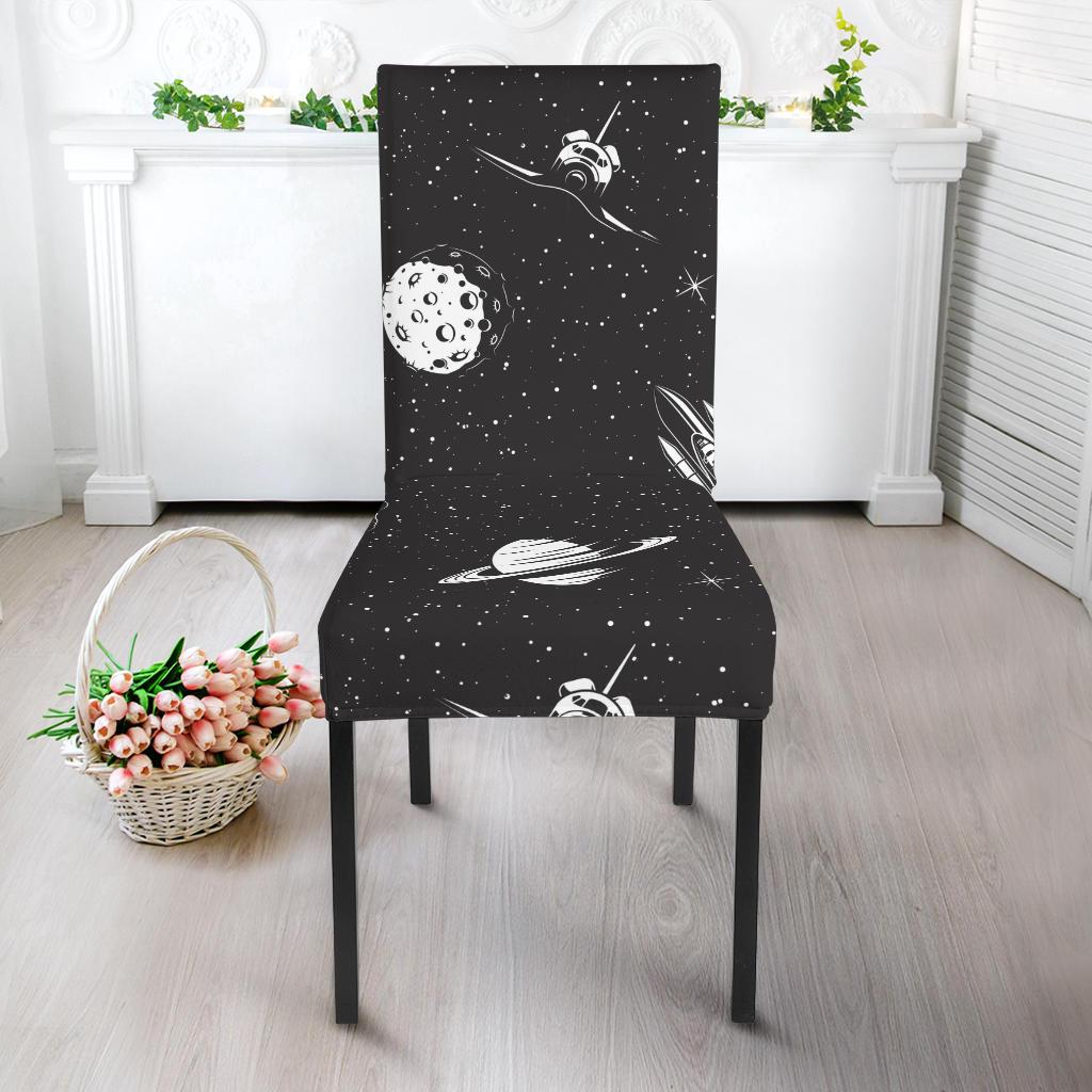 Space Pattern Dining Chair Slipcover-JORJUNE.COM