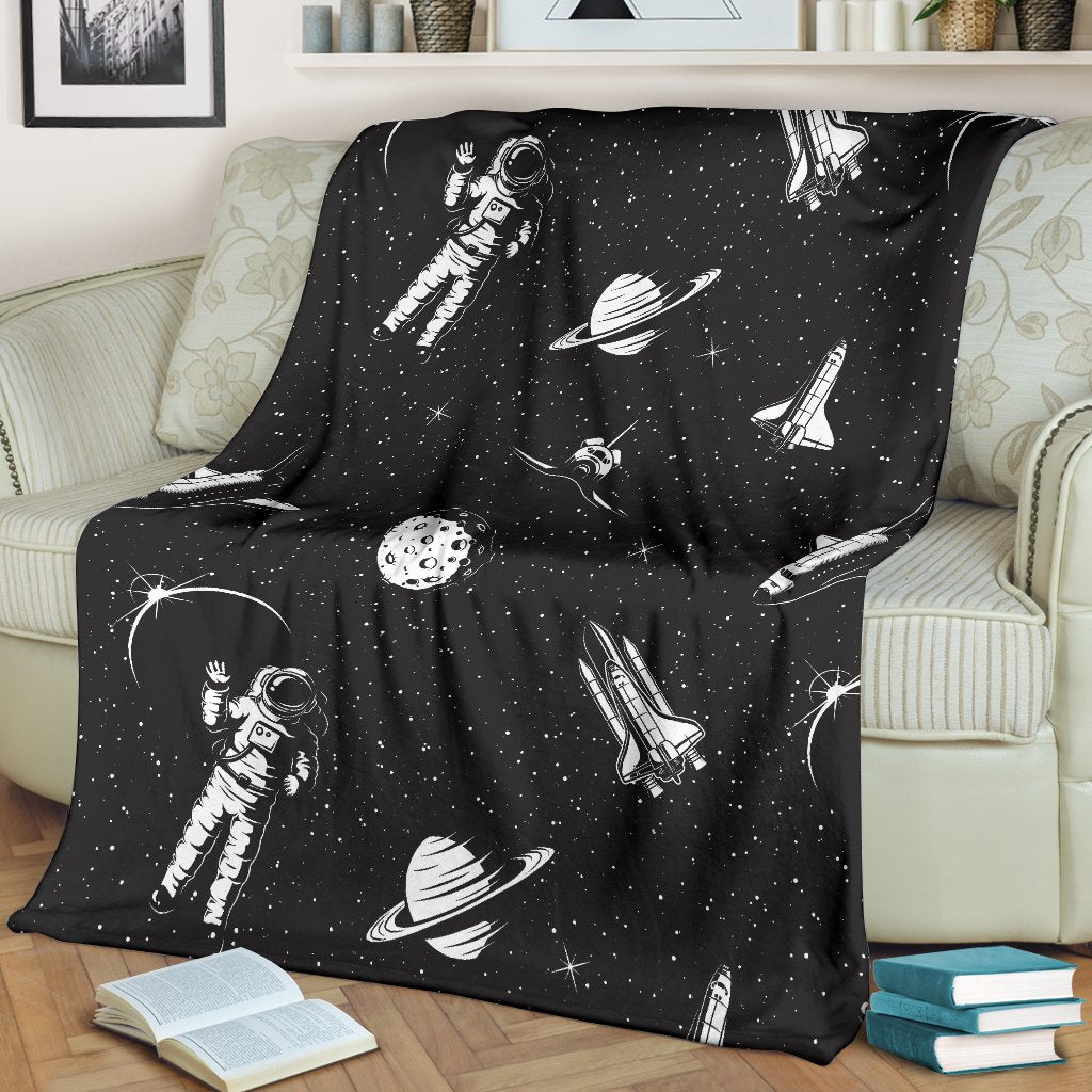 Space Pattern Fleece Blanket