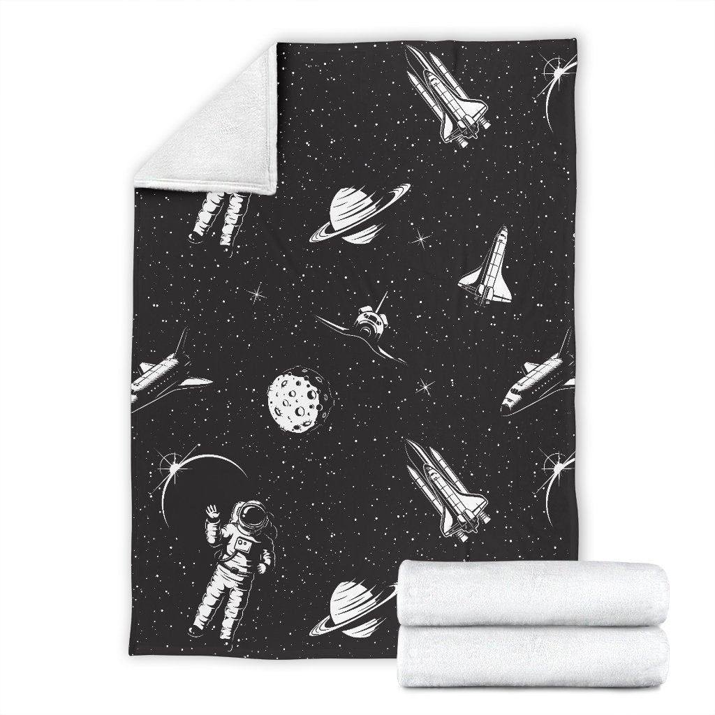 Space Pattern Fleece Blanket