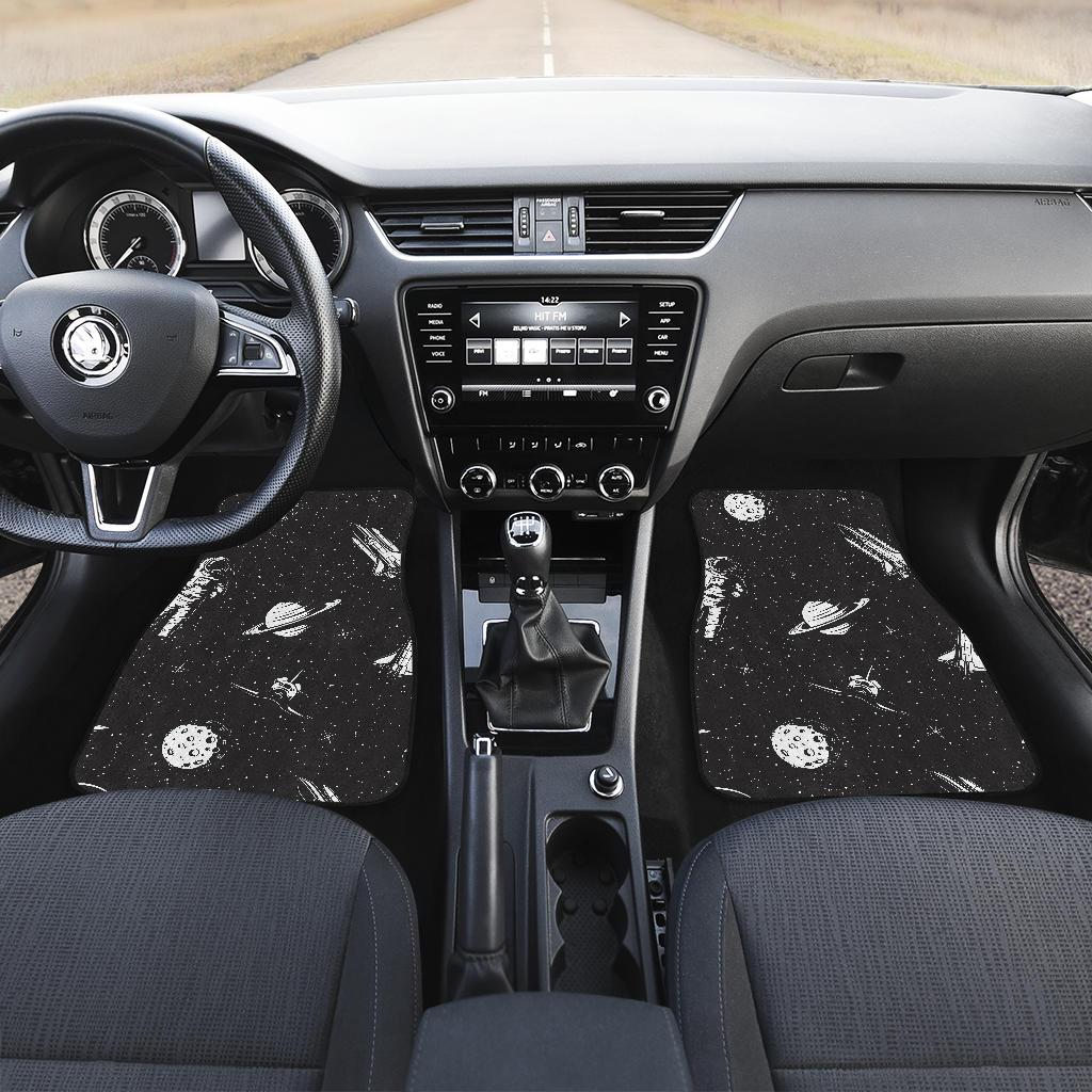 Space Pattern Front and Back Car Floor Mats