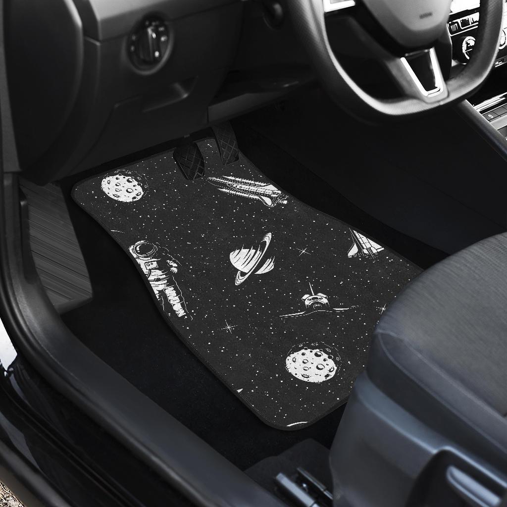 Space Pattern Front and Back Car Floor Mats