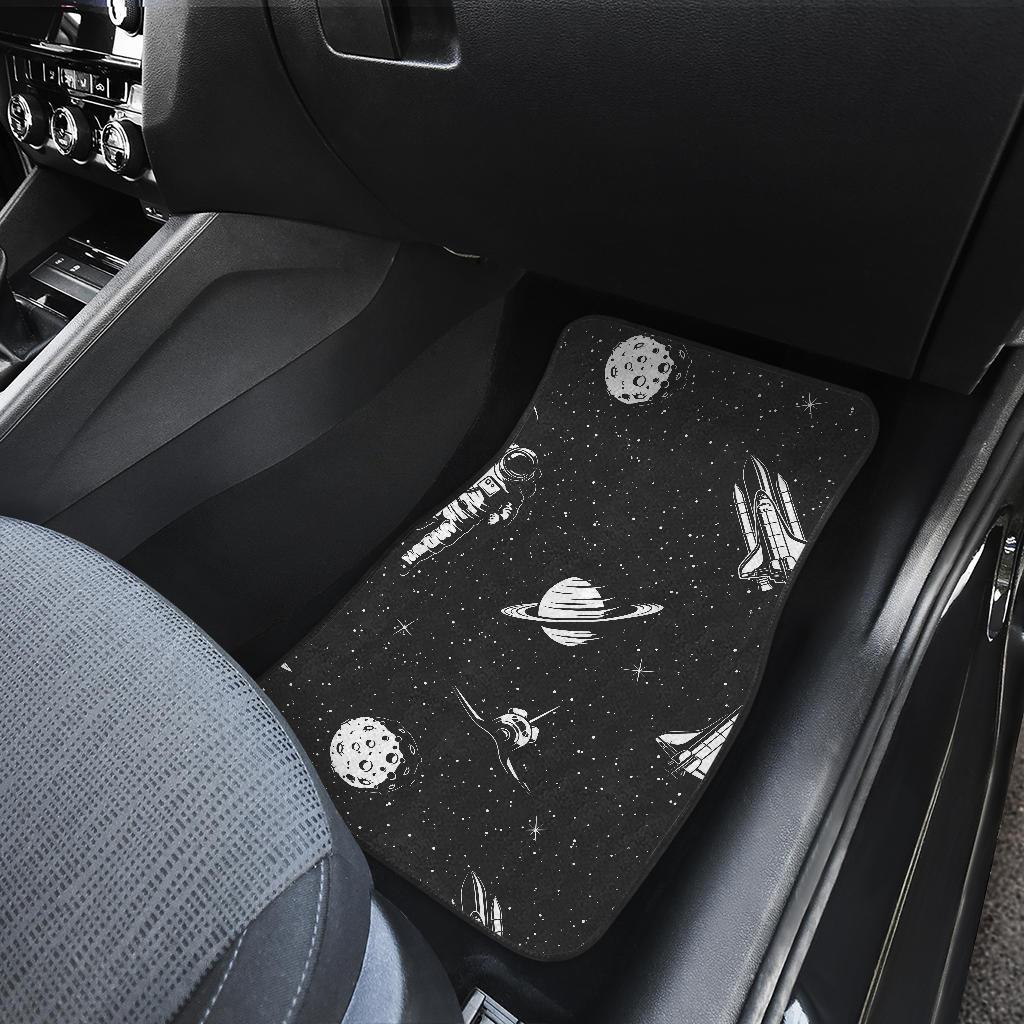 Space Pattern Front and Back Car Floor Mats