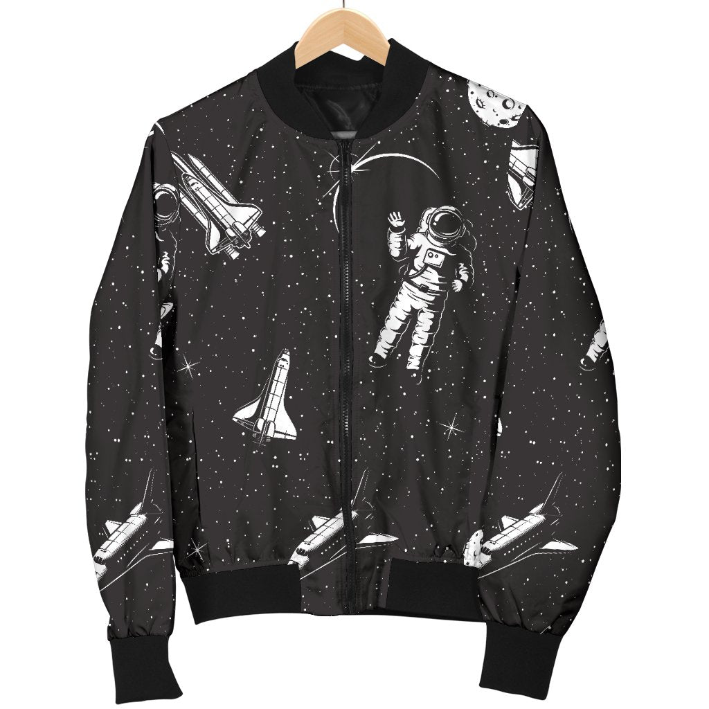 Space Pattern Men Casual Bomber Jacket