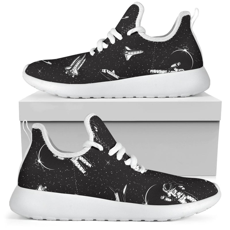 Space Pattern Mesh Knit Sneakers Shoes