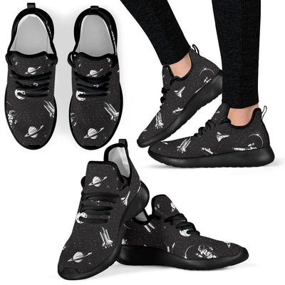 Space Pattern Mesh Knit Sneakers Shoes